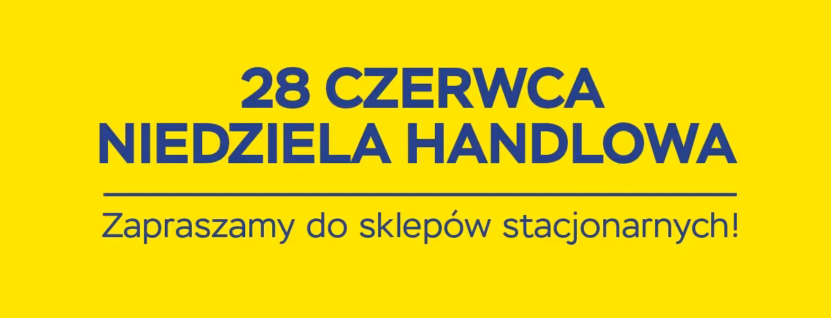 Niedziela handlowa 28 czerwca